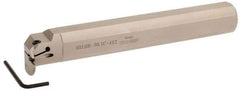 Iscar - HELII, Internal, Right Hand, 0.472" Max Depth of Cut, 0.157 to 3/16" Groove Width, Indexable Grooving Tool Holder - 1-1/2" Shank Width, 10" OAL, Through Coolant - Benchmark Tooling