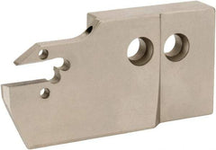 Iscar - 6mm Groove Width, 32mm Max Depth of Cut, Left Hand Cut, HFAE Indexable Grooving Blade - DGN/DGNC/DGNM-C, DGN/DGNM-J/JS/JT, DGN-UT/UA, DGN-W, GRIP, HFPR/L, HGPL Insert Style, Series Heliface - Benchmark Tooling