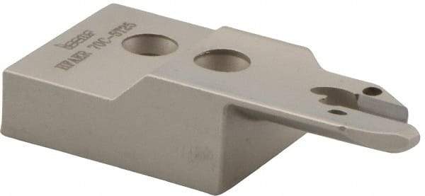 Iscar - 5mm Groove Width, 25mm Max Depth of Cut, Right Hand Cut, HFAE Indexable Grooving Blade - DGN/DGNC/DGNM-C, DGN/DGNM-J/JS/JT, DGN-UT/UA, DGN-W, GRIP, HFPR/L, HGPL Insert Style, Series Heliface - Benchmark Tooling