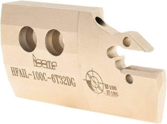 Iscar - 6mm Groove Width, 32mm Max Depth of Cut, Left Hand Cut, HFAI Indexable Grooving Blade - HFPR/L Insert Style, Series Heliface - Benchmark Tooling