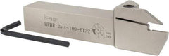 Iscar - HFH, External, Right Hand, 1.26" Max Depth of Cut, 0.236" Min Groove Width, Indexable Grooving Tool Holder - 1" Shank Height, 1" Shank Width, 6" OAL - Benchmark Tooling