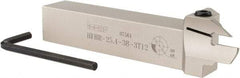 Iscar - HFH, External, Right Hand, 0.47" Max Depth of Cut, 0.118" Max Groove Width, Indexable Grooving Tool Holder - HFPR 30.. Insert Compatibility, 1" Shank Height, 1" Shank Width, 6" OAL - Benchmark Tooling