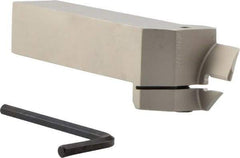 Iscar - HFH, External, Right Hand, 0.87" Max Depth of Cut, 0.118" Max Groove Width, Indexable Grooving Tool Holder - HFPR 30.. Insert Compatibility, 1" Shank Height, 1" Shank Width, 6" OAL - Benchmark Tooling