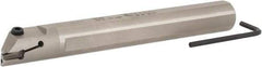 Iscar - HFI, Internal, Right Hand, 0.197" Max Depth of Cut, 0.157 to 0.236" Groove Width, Indexable Grooving Tool Holder - 1" Shank Width, 8" OAL, Through Coolant - Benchmark Tooling