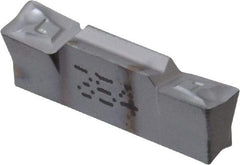 Iscar - 4004HFPL Grade IC354, 4mm Cutting Width Carbide Grooving Insert - 2mm Max Depth of Cut, Left Hand, 0.4mm Corner Radius, TiCN Finish - Benchmark Tooling