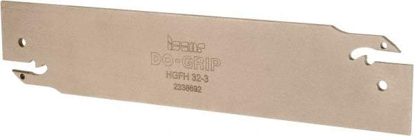 Iscar - 1.2598" Blade Height, 0.0945" Blade Width, 5.9055" OAL, Neutral Cut, Double End Indexable Cut-Off Blade - HGFH Blade - Benchmark Tooling