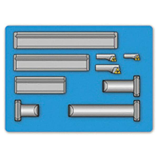 Iscar - 1.26" Min Diam Smallest Bar, 46mm Min Diam Largest Bar, Indexable Boring Bar Set - TPG.. Insert, BHFH Toolholder, 69mm Max Bore Depth - Benchmark Tooling