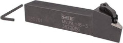 Iscar - MVJN, Left Hand Cut, 1" Shank Height x 1" Shank Width, Negative Rake Indexable Turning Toolholder - VN..33. Insert Compatibility, Series Isoturn - Benchmark Tooling