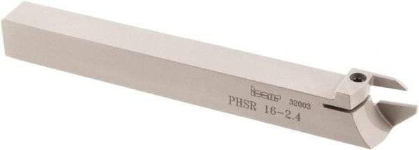 Iscar - PHS, External, Right Hand, 5/8" Max Depth of Cut, 3/32 to 1/8" Groove Width, Indexable Grooving Tool Holder - GDMW 2.4 Insert Compatibility, 0.63" Shank Height, 0.63" Shank Width, 5.9" OAL - Benchmark Tooling