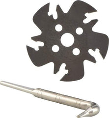 Iscar - Arbor Hole Connection, 0.5906" Depth of Cut, 63mm Cutter Diam, 0.3937" Hole Diam, 5 Tooth Indexable Slotting Cutter - SGSF Toolholder, GSF. Insert - Benchmark Tooling