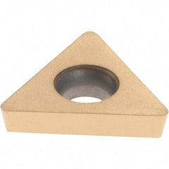 Iscar - TPGB322 60 Grade IC570 Carbide Turning Insert - TiCN/TiN Finish, 60° Triangle, 3/8" Inscr Circle, 1/8" Thick, 1/32" Corner Radius - Benchmark Tooling