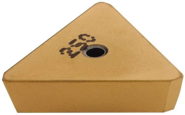 Iscar - TPKN43 Grade IC250 Carbide Milling Insert - TiCN/TiN Finish, 0.1874" Thick, 1/2" Inscribed Circle - Benchmark Tooling