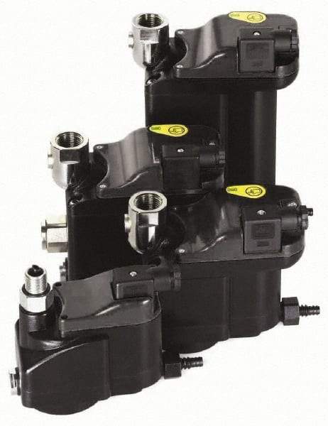 Domnick Hunter - 1/2" Inlet, Zero Air-Loss Level Sensing Condensate Drain - 1/8" NPT Outlet, 3 to 232 psi, 1,059 CFM Receiver Compressor, 2,119" CFM Refrigerated Dryer - Benchmark Tooling