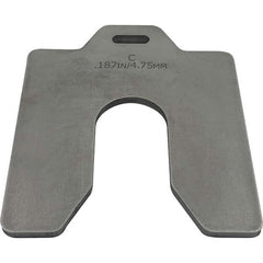 Maudlin Products - Metal Shim Stock Type: Slotted Shim Material: Stainless Steel - Benchmark Tooling