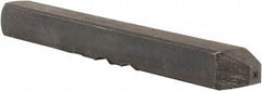 Made in USA - 1/32" Character Size, K Character, Heavy Duty Individual Steel Stamp - Steel, Individual - Benchmark Tooling