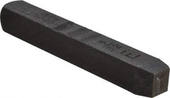 Made in USA - 5/32" Character Size, E Character, Heavy Duty Individual Steel Stamp - Steel, Individual - Benchmark Tooling