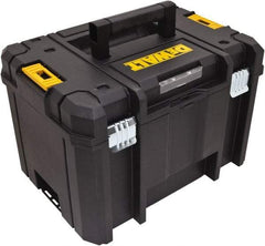 DeWALT - 1 Tray Tool Box - 17-1/4" Wide x 13" Deep x 11-7/8" High, Structural Foam, Black - Benchmark Tooling