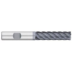 Titan USA - Square End Mills; Mill Diameter (Inch): 1 ; Mill Diameter (Decimal Inch): 1.0000 ; Number of Flutes: 6 ; Length of Cut (Inch): 3 ; Length of Cut (Decimal Inch): 3.0000 ; Material: Solid Carbide - Exact Industrial Supply
