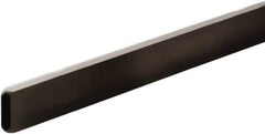 ECONOCO - 1/2" Wide, 1-1/2 High, Open Shelving Accessory/Component - Steel, Matte Finish, 48" Long, Use with 1/2" x 1-1/2" Rectangular Tubing Hangrail Brackets - Benchmark Tooling