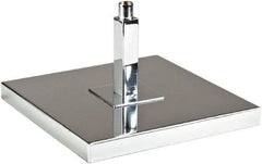 ECONOCO - 10" Wide, Open Shelving Accessory/Component - Steel, Chrome Finish, 10" Long, Use with 5/8" Flange Upright - Benchmark Tooling