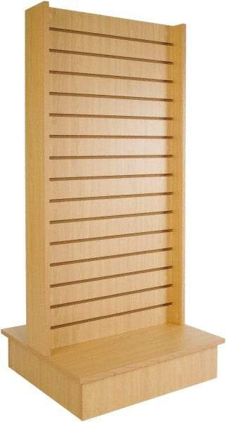 ECONOCO - 25-1/2" Wide, 54 High, Open Shelving Accessory/Component - Melanime Density Fiberboard, 24" Deep, Use with Slatwall Accessories - Benchmark Tooling