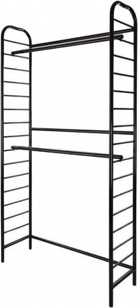 ECONOCO - 16" Wide, 88 High, Open Shelving Accessory/Component - Steel, Semi-Gloss Finish, 48" Long, Use with Ladder System - Benchmark Tooling