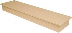 ECONOCO - 16" Wide, 6 High, Open Shelving Accessory/Component - Melamine, 60" Long, Use with Glass Cubbies - Benchmark Tooling