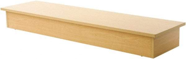 ECONOCO - 14" Wide, 6 High, Open Shelving Accessory/Component - Melamine, 52" Long, Use with Glass Cubbies - Benchmark Tooling