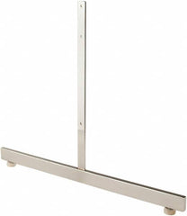 ECONOCO - 19-1/2 High, Open Shelving Accessory/Component - Steel, Chrome Finish, 24" Long, Use with Grid Panels - Benchmark Tooling