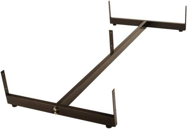 ECONOCO - 24-1/2" Wide, Open Shelving Accessory/Component - Steel, 49-1/2" Long, Use with Grid Panels - Benchmark Tooling