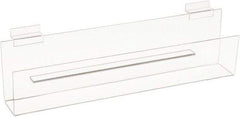 ECONOCO - 16" Wide x 2" Deep x 4" High, Acrylic Greeting Card Shelf - Clear - Benchmark Tooling