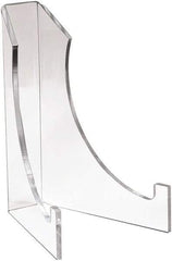 ECONOCO - 6" Deep x 8" High, Acrylic Display Easel - Clear - Benchmark Tooling