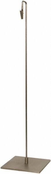 ECONOCO - 6 Inch Wide x 24 Inch High Sign Compatibility, Steel Sign Holder - Satin Nickel, 24 Inch Holder Height, Holds 1 Sign - Benchmark Tooling