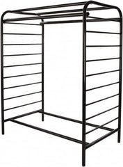 ECONOCO - Black Double Center Floor Display Rack - 48" Wide x 58" High x 28" Deep - Benchmark Tooling