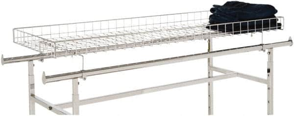 ECONOCO - Chrome Grid Basket Rack Topper - 22-1/2" Wide x 2-3/4" High - Benchmark Tooling