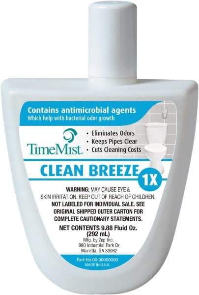 TimeMist - 10.5 oz Air Freshener Dispenser Refill - Clean/Fresh, Compatible with TimeMist Virtual Janitors - Benchmark Tooling