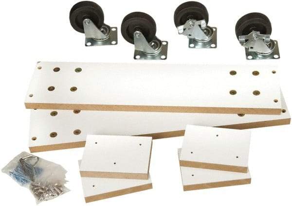 ECONOCO - Top Plate Mount Caster Body Only - Plastic - Benchmark Tooling