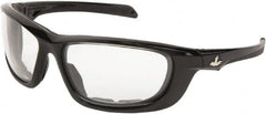 Safety Glasses MAX6 AF CLR LN BLK FRM USS DEFENSE SFTY GLASSES