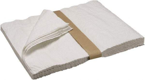 Ability One - Dry Shop Towel/Industrial Wipes - 13" x 18" Sheet Size, White - Benchmark Tooling