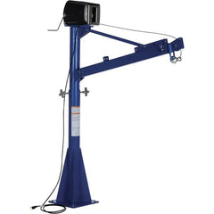 Vestil - 1,500 Lb Load Capacity, Steel Jib Crane - 5' 9/16" Span - Benchmark Tooling