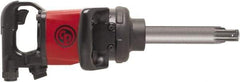 Chicago Pneumatic - #5 Spline Drive, 5,200 RPM, 1,920 Ft/Lb Torque Impact Wrench - D-Handle, 500 IPM, 40.7 CFM, 1/2" NPT Inlet - Benchmark Tooling