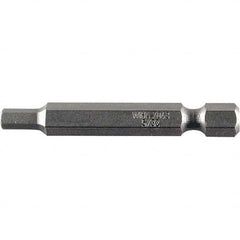 Wiha - 3mm Hex Power Bit - 1/4" Drive, 50mm OAL - Benchmark Tooling