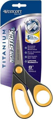 Westcott - 3.296" LOC, 8" OAL Stainless Steel Standard Standard - Plastic Offset Handle, For General Purpose Use - Benchmark Tooling