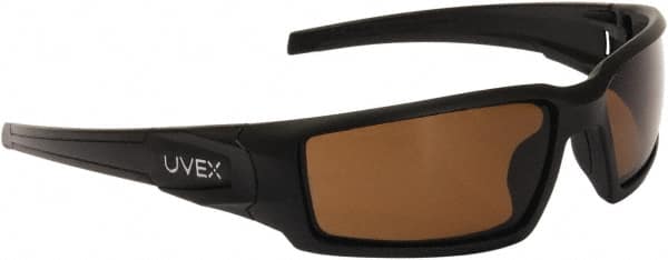 Uvex - Red Mirror Lenses, Framed Safety Glasses - Scratch Resistant, Size Universal, Wrap Around - Benchmark Tooling
