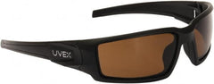 Uvex - Red Mirror Lenses, Framed Safety Glasses - Scratch Resistant, Size Universal, Wrap Around - Benchmark Tooling