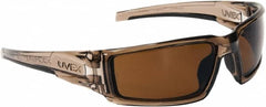 Uvex - Espresso Lenses, Framed Polarized Glasses - Scratch Resistant, Size Universal, Wrap Around - Benchmark Tooling