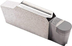 Seco - 1304LCGN Grade CBN010, 0.157" Cutting Width PCBN Grooving Insert - 0.157" Max Depth of Cut, Neutral, 0.0787" Corner Radius - Benchmark Tooling