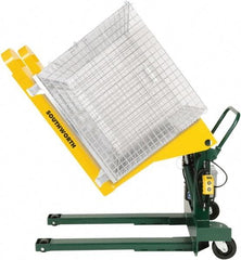 Southworth - 2,000 Lb Load Limit, Container Tilting Table - 85° Tilting Angle - Benchmark Tooling