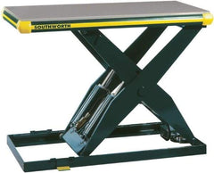 Southworth - 4,000 Lb Capacity Hydraulic Scissor Lift Table - 6-3/4" to 42-3/4" Lift Height, 48" Platform Length x 24" Platform Width - Benchmark Tooling