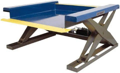 Southworth - 4,000 Lb Capacity Low Power Pallet Positioner Scissor Lift - 0.38" to 35-3/8" Lift Height, 50" Platform Length x 48" Platform Width - Benchmark Tooling